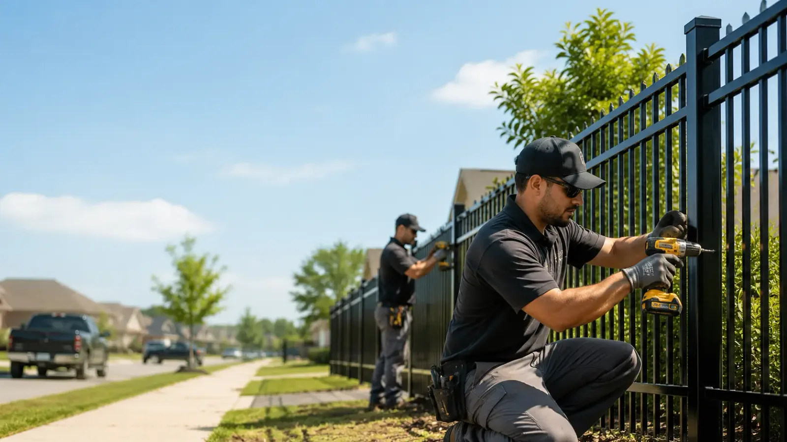 Metal Fence Installation in Matthews, GA